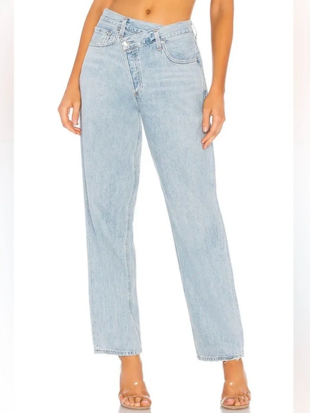 AGOLDE Criss Cross Upsized Jean in Suburbia - Picture 1 of 15
